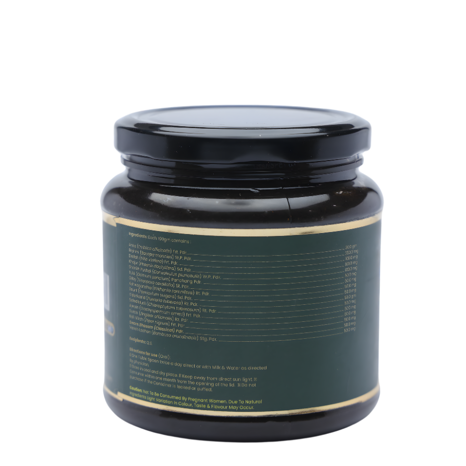 OneVeda Chyawanprash Gold – Premium Ayurvedic Immunity Booster (Powered by Gold Bhasma) | 500g