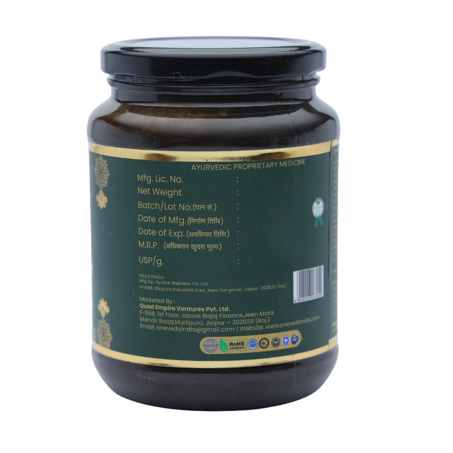 OneVeda Chyawanprash 1000g – Daily Ayurvedic Immunity & Energy Support
