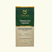 OneVeda Vitamin B12 Capsules- Plant-Based B12 for Energy, Nerve Health & Everyday Vitality