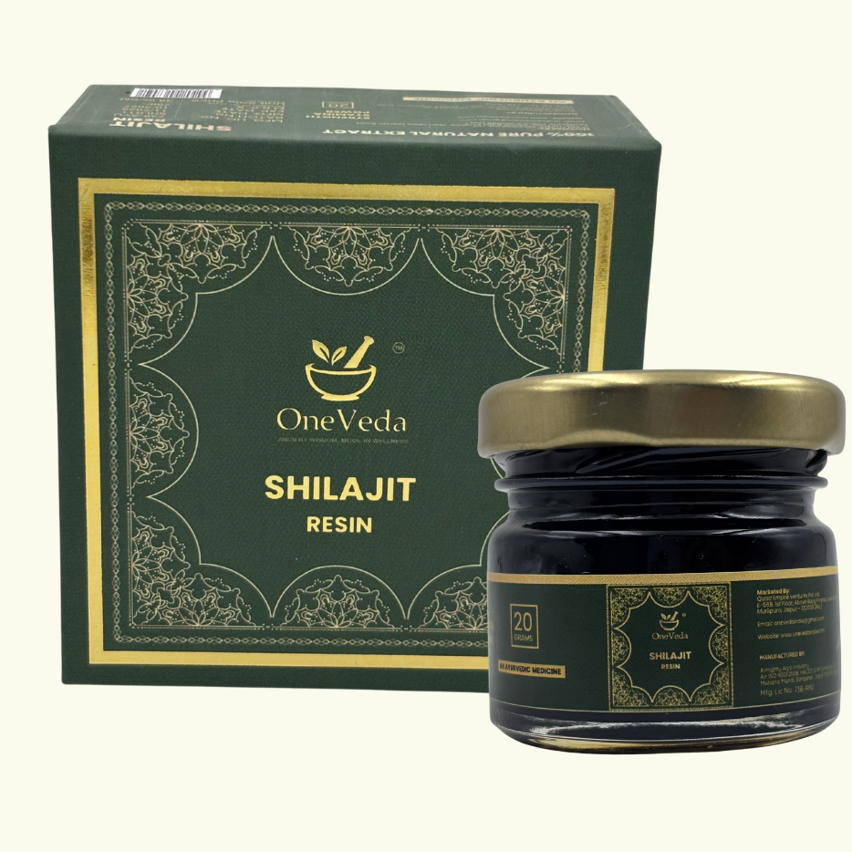 OneVeda Shilajit Resin – 100% Pure Natural Extract (20g), Ancient Himalayan Purity for Modern Wellness